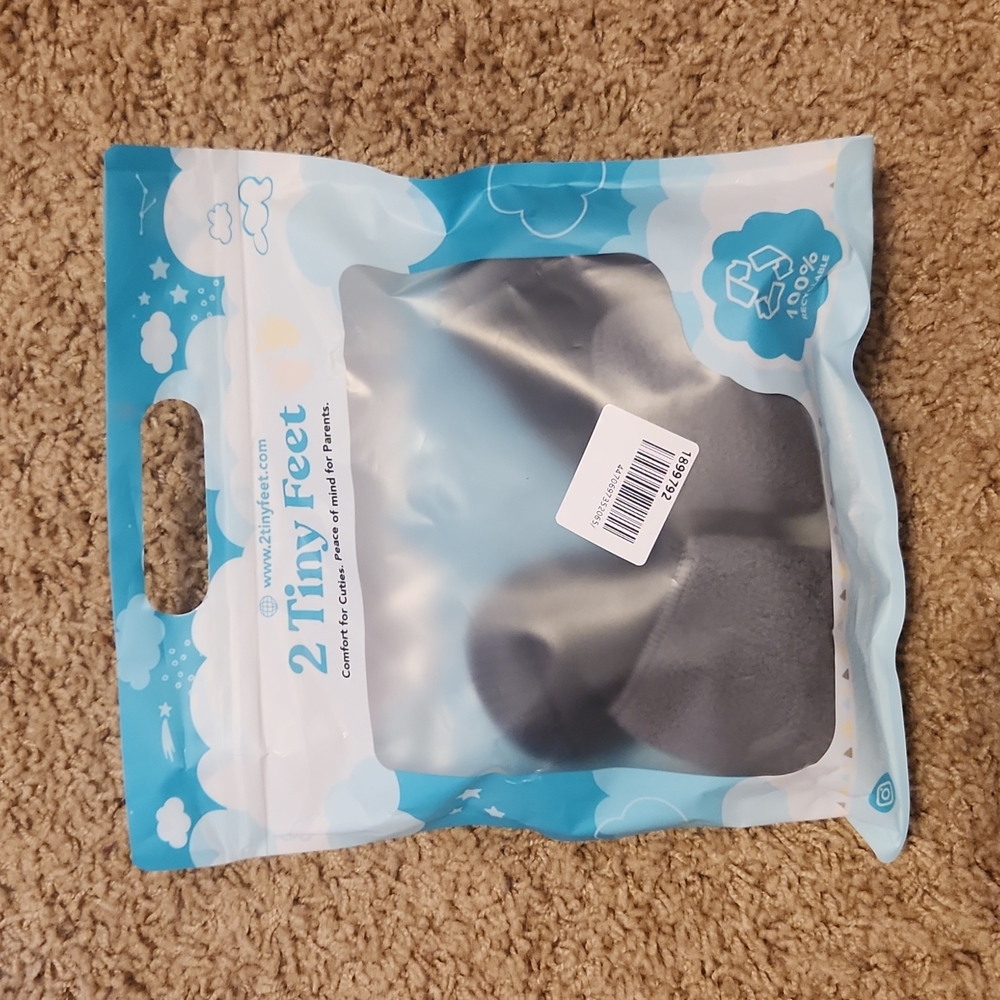 NIP 2 Tiny Feet Sock-shoes Subtle Gray 6-12M